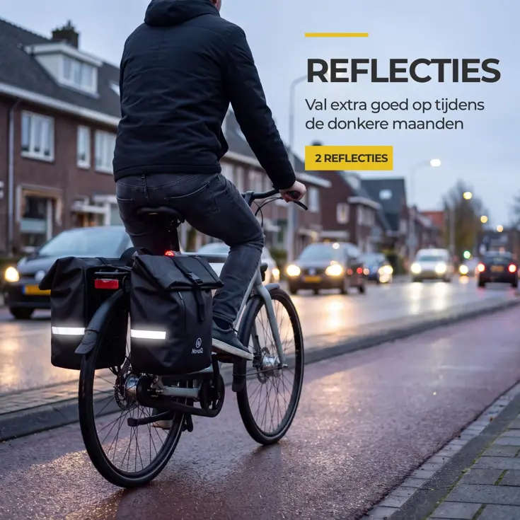 Fietstassen Dubbel - Waterdicht - E-Bike Tas