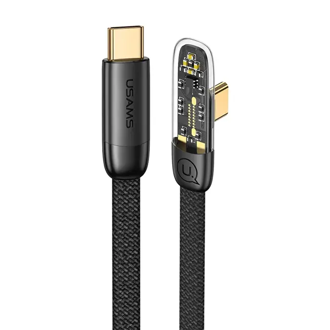 USB-C Kabel - 1.2m - Zwart - USAMS