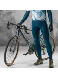 Fietsbroek met bretels Thermo heren