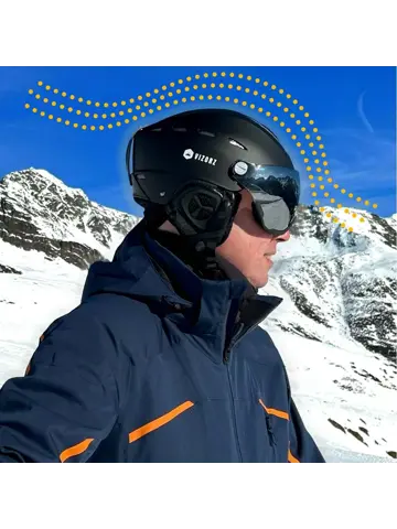Vizorz Lux Skihelm - Inclusief 2 vizieren