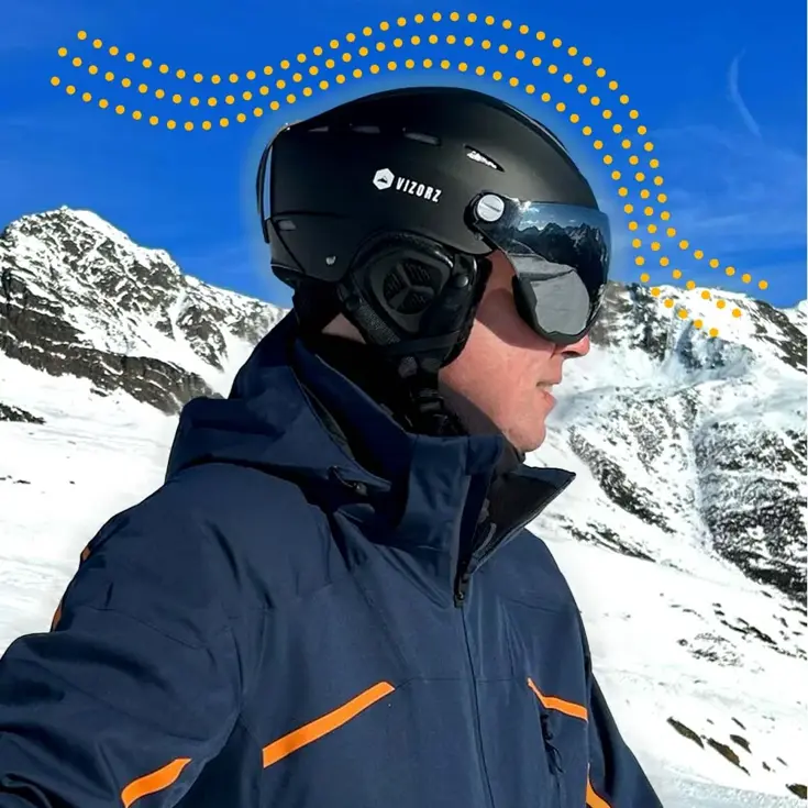 Vizorz Lux Skihelm - Inclusief 2 vizieren