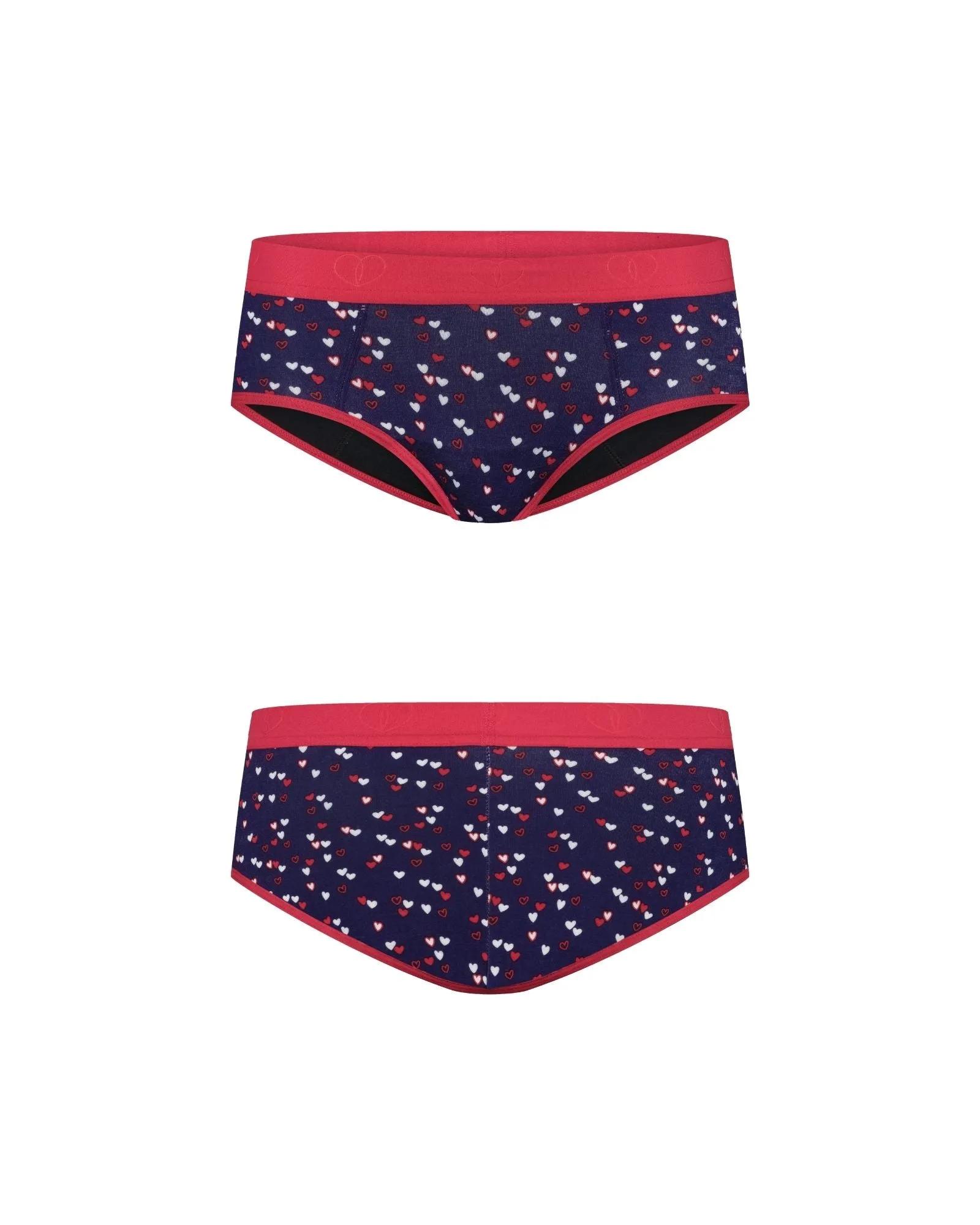 Moodies Undies  Menstruatie ondergoed  Hipster  Donker Blauw