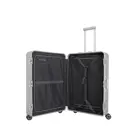 Travelite aluminium 4w trolley l Zilver