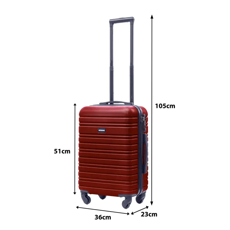 Reiskoffer S ABS 39L met TSA-slot en 360° wielen