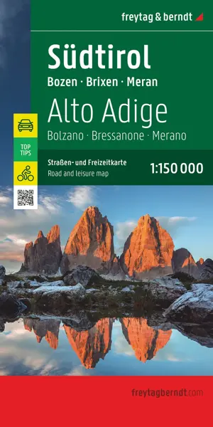 Wegenkaart Zuid-Tirol - Bolzano