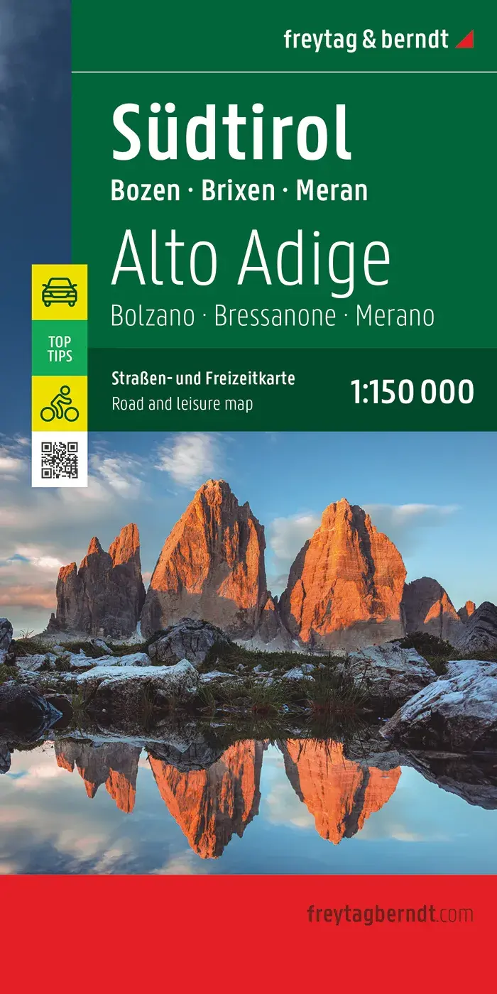 Wegenkaart Zuid-Tirol - Bolzano