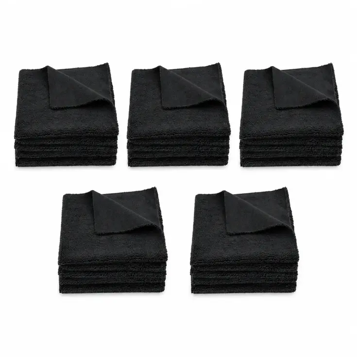 Zwarte zachte Microvezeldoek