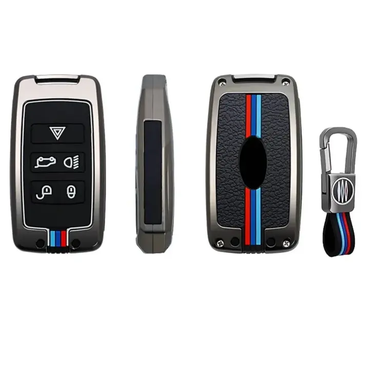 Metalen Sleutelhoesje voor Jaguar grijs B5