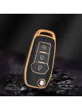 TPU Sleutelhoesje voor Ford goud F3