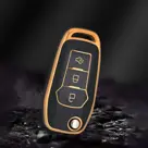 Dutch Shield Sleutelhoesje  Ford goud F3