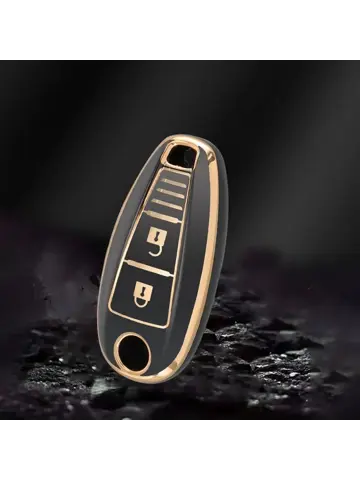 TPU Sleutelhoesje voor Suzuki goud A3A