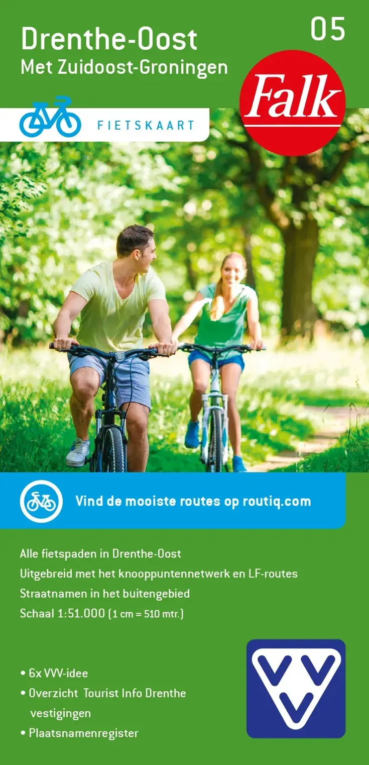 VVV Fietskaart 05 Drenthe Oost