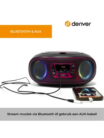 TCL212BTP FM-Radio incl Bluetooth Boombox