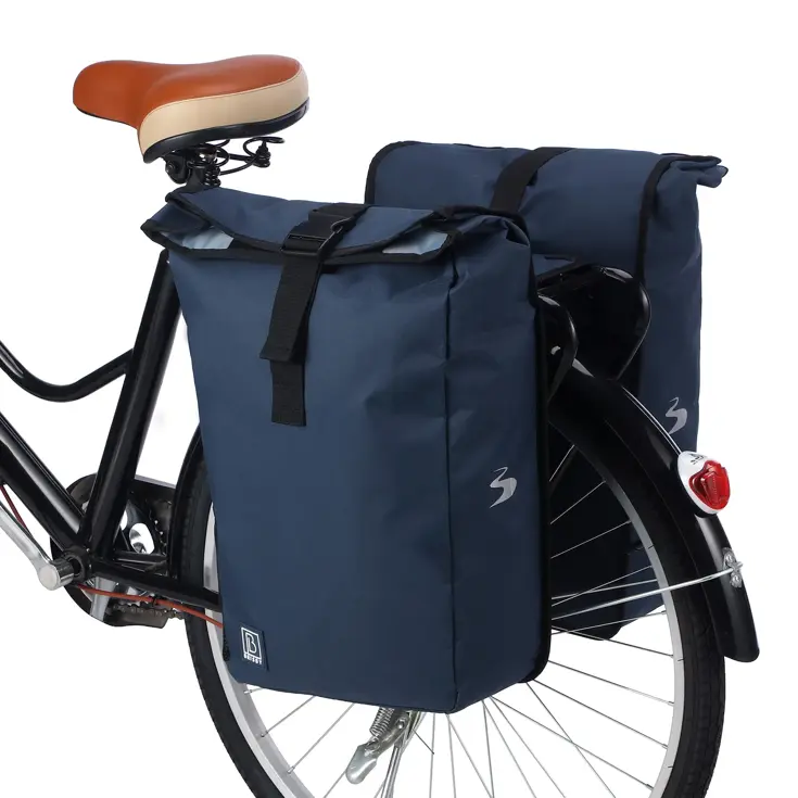 Fietstas Rolltop - Dubbel - Waterdicht