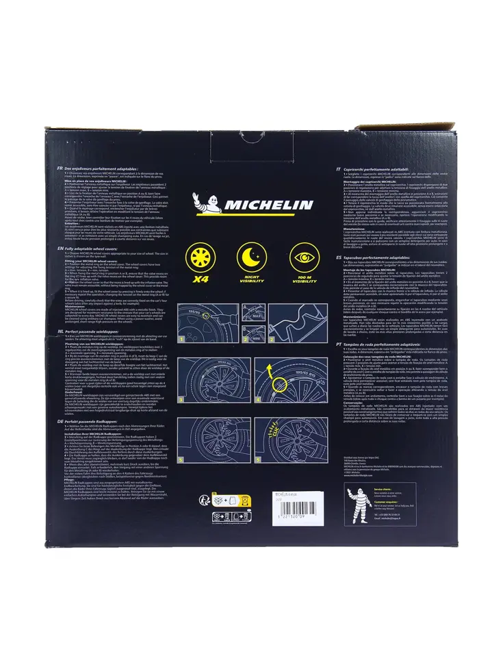 Wieldoppen - 15 inch - chroom - 4 stuks