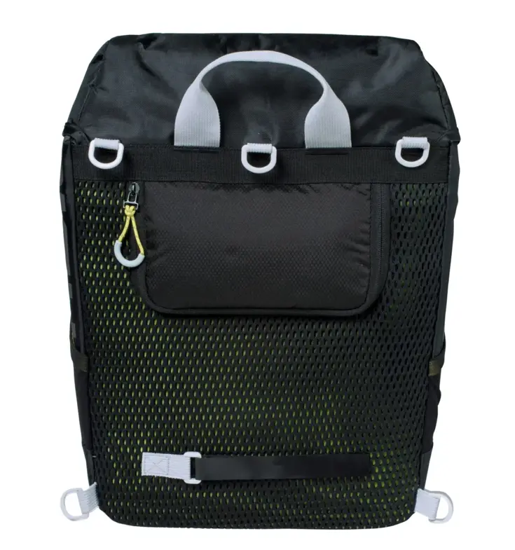 Basil rugtas Miles daypack black lime 17L