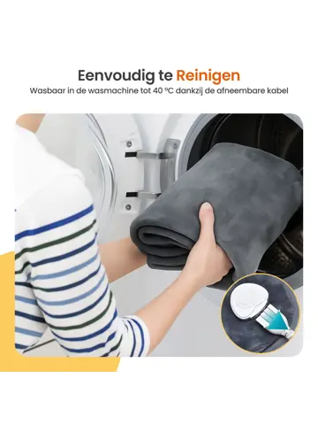 Elektrische Deken Voor Rug en Nek - 90 x 60cm