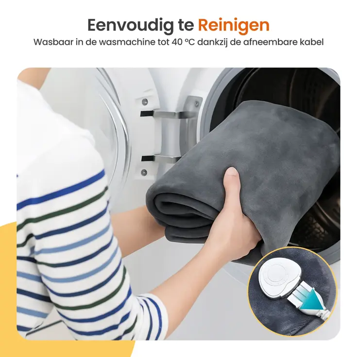 Elektrische Deken Voor Rug en Nek - 90 x 60cm