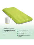 Campingmat - Intex - 1P - 76x191 cm + Pomp