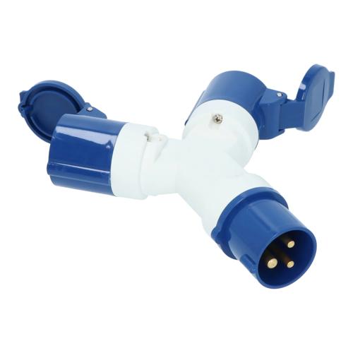 CEE 2-weg Splitter 16A
