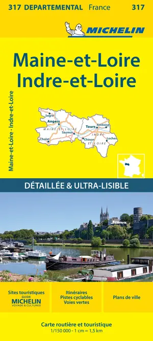 Wegenkaart Local 317 Indre-et-Loire