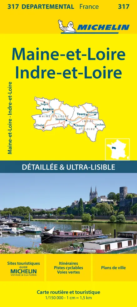 Wegenkaart Local 317 Indre-et-Loire