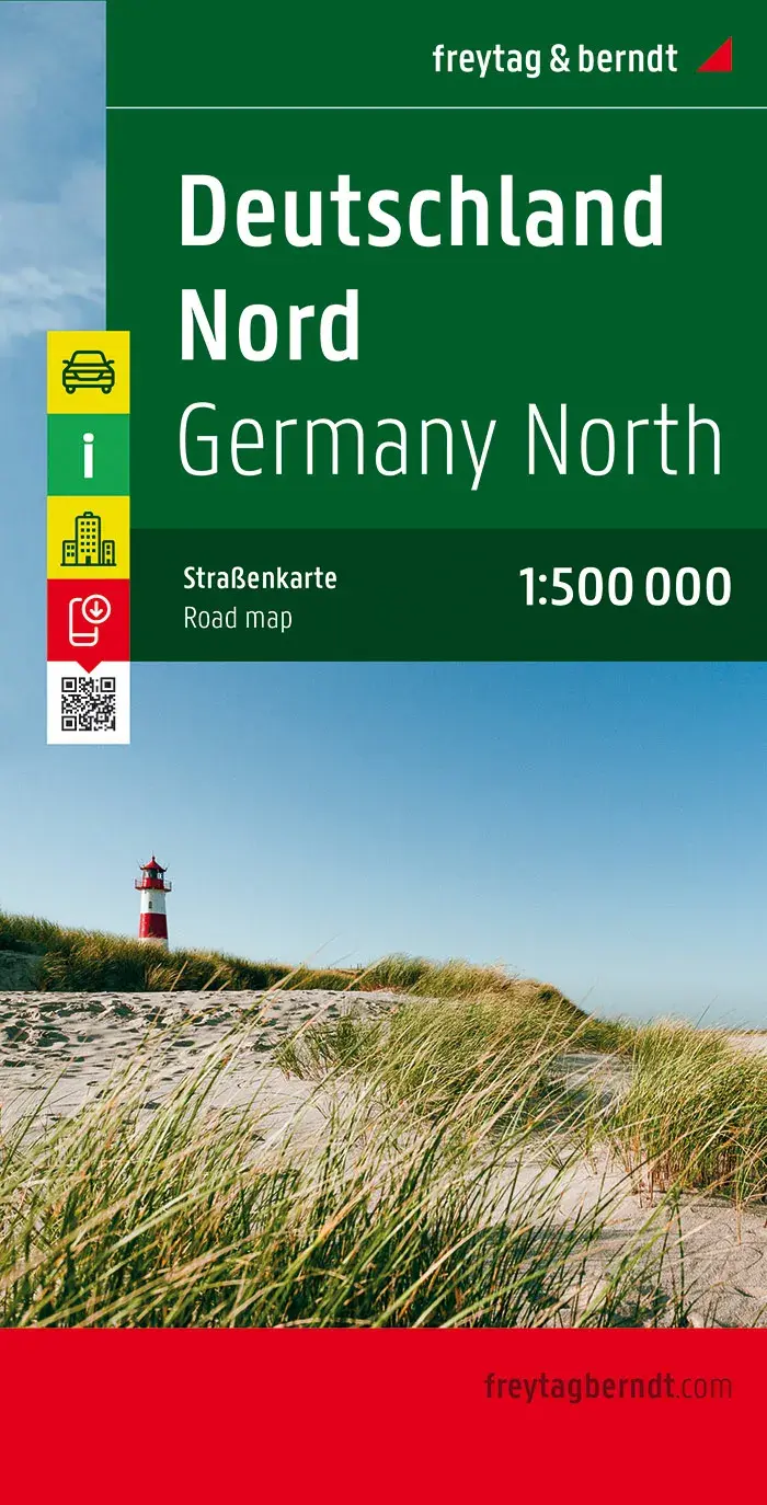 Wegenkaart Duitsland Noord
