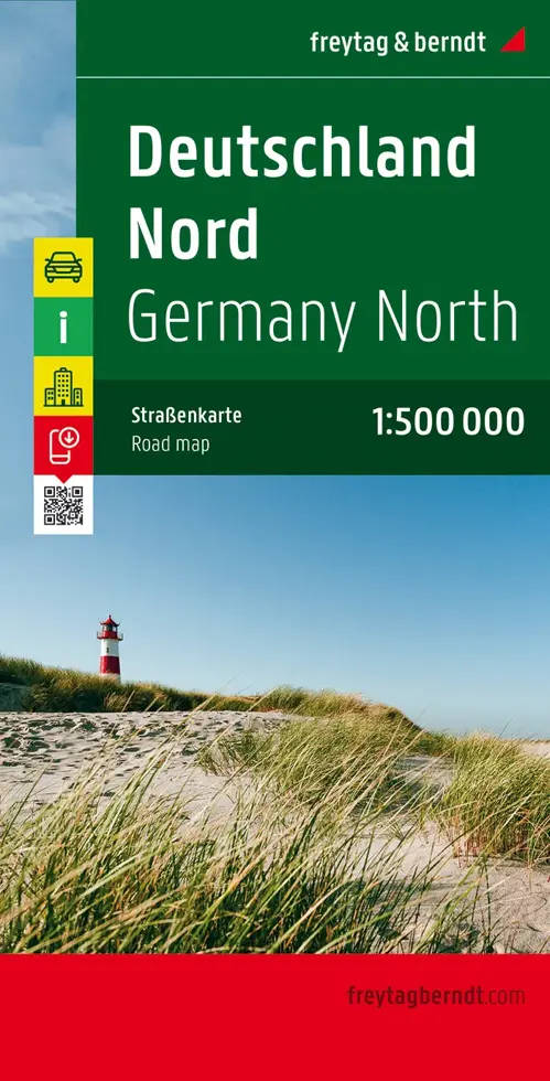 Wegenkaart Duitsland Noord