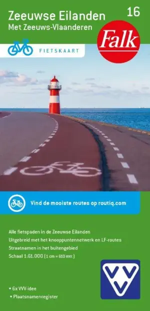 VVV Fietskaart 16 Zeeuwse Eilanden