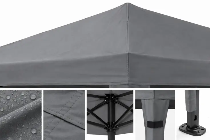 Partytent - 3X3m - Easy-Up Tent -