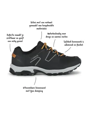 Vlietland - Lage wandelschoenen heren - Human Nature
