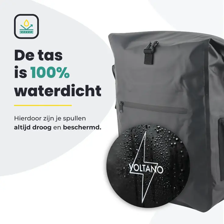 Voltano Luxe Enkele Fietstas / Rugtas 28L