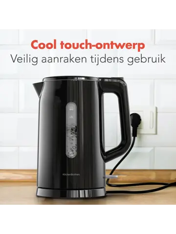 Waterkoker – 1,7L – Zwart