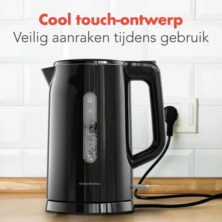 Waterkoker – 1,7L – Zwart