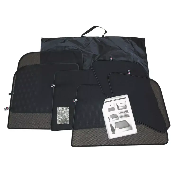 Volkswagen Caddy Bestel 2004-2010 2-delig (enkel achterdeuren) - Zonneschermen - Car Shades