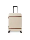 Zuna - Middelmaat koffer - Leren handvatten - 65cm