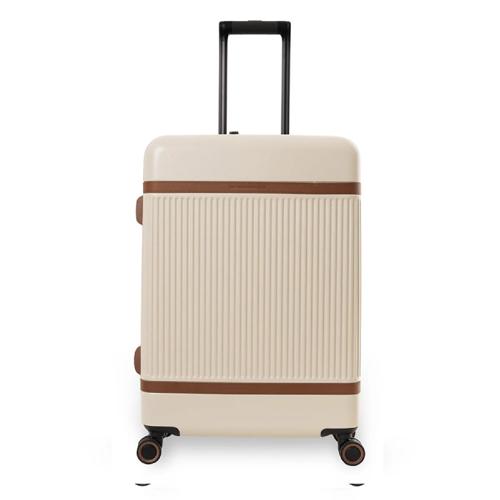 Zuna - Middelmaat koffer - Leren handvatten - 65cm