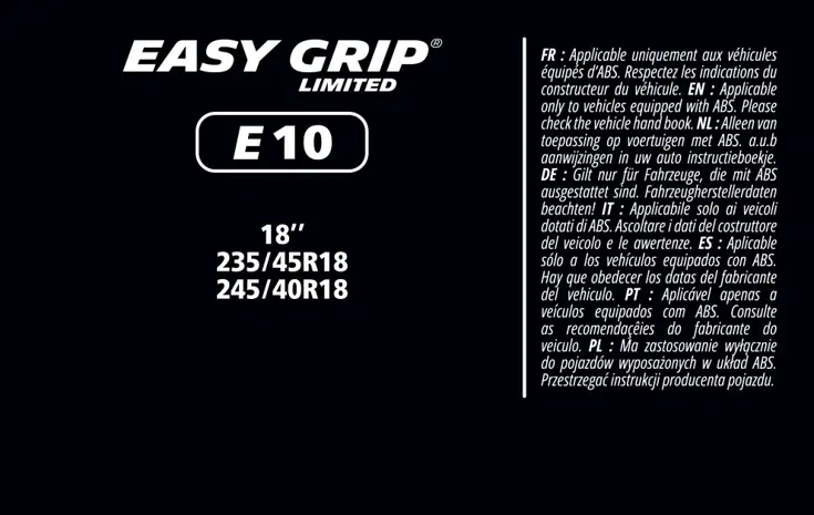Sneeuwkettingen - Easy Grip - EG-E10