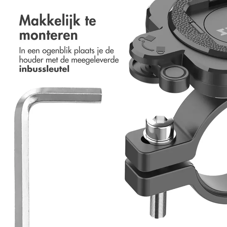 EasyLock Telefoonhouder Fiets - Zwart