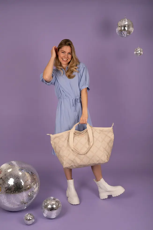 Richelle - Strandtas - Shopper - Ritssluiting