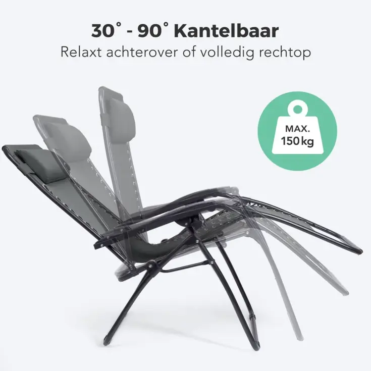 LifeGoods Opvouwbare Tuinstoelen