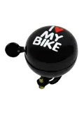 Extra grote Ding Dong fietsbel met I Love My Bike
