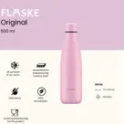 FLASKE 500 ml  RVS Drinkfles