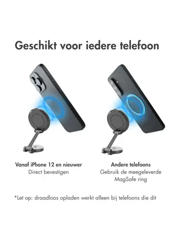 Telefoonhouder met MagSafe oplader