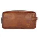 Pecos - Leren toilettas - 4 insteekvakken