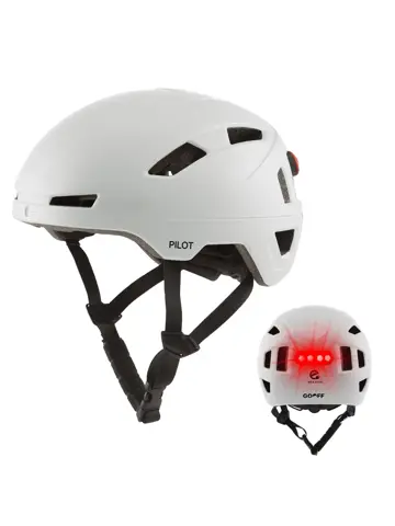 PILOT fietshelm met vizier NTA certif.