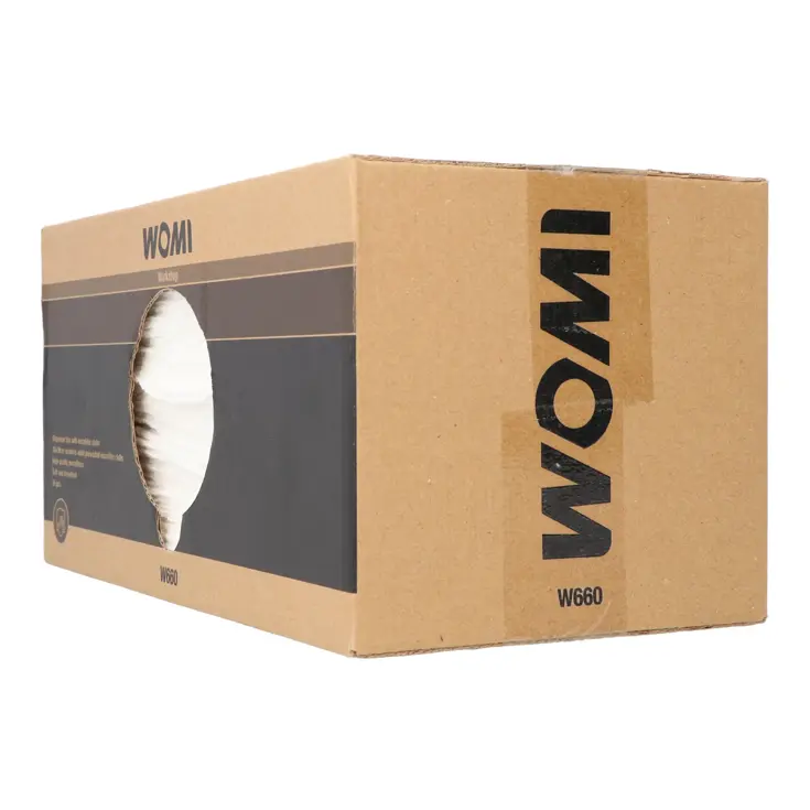 Dispenser met 50 microvezeldoeken 30x30 cm
