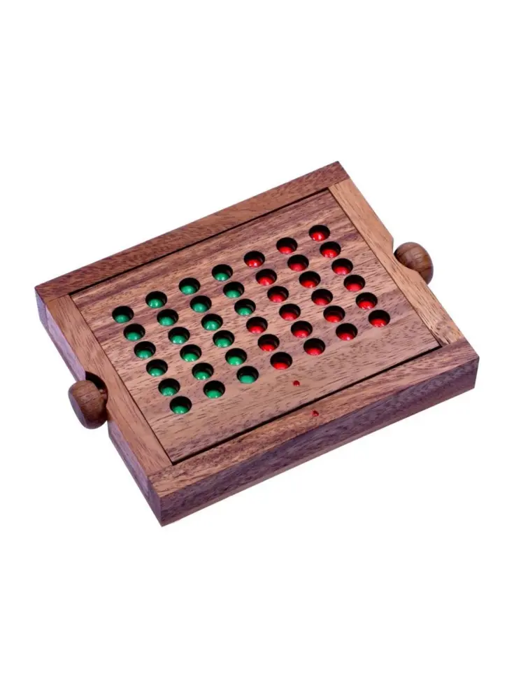 Vier op een Rij – Houten Bordspel