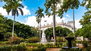 cuba_havana_plaza-de-armas_carlos-manuel-de-céspedes_standbeeld_plein_palmbomen_shutterstock