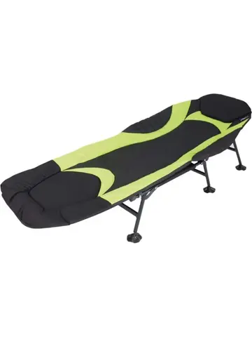 Eurotrail Kampeerbed Queen - Zwart/Lime